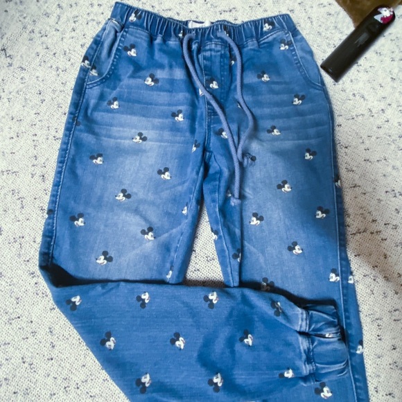 disney denim joggers